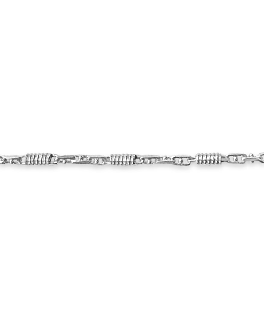 Handmade Solid Gold Spiral Tube Bracelet , 5mm