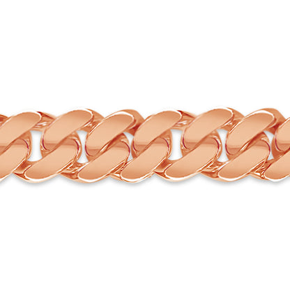 Handmade Solid Gold Miami Cuban Necklace , 13mm