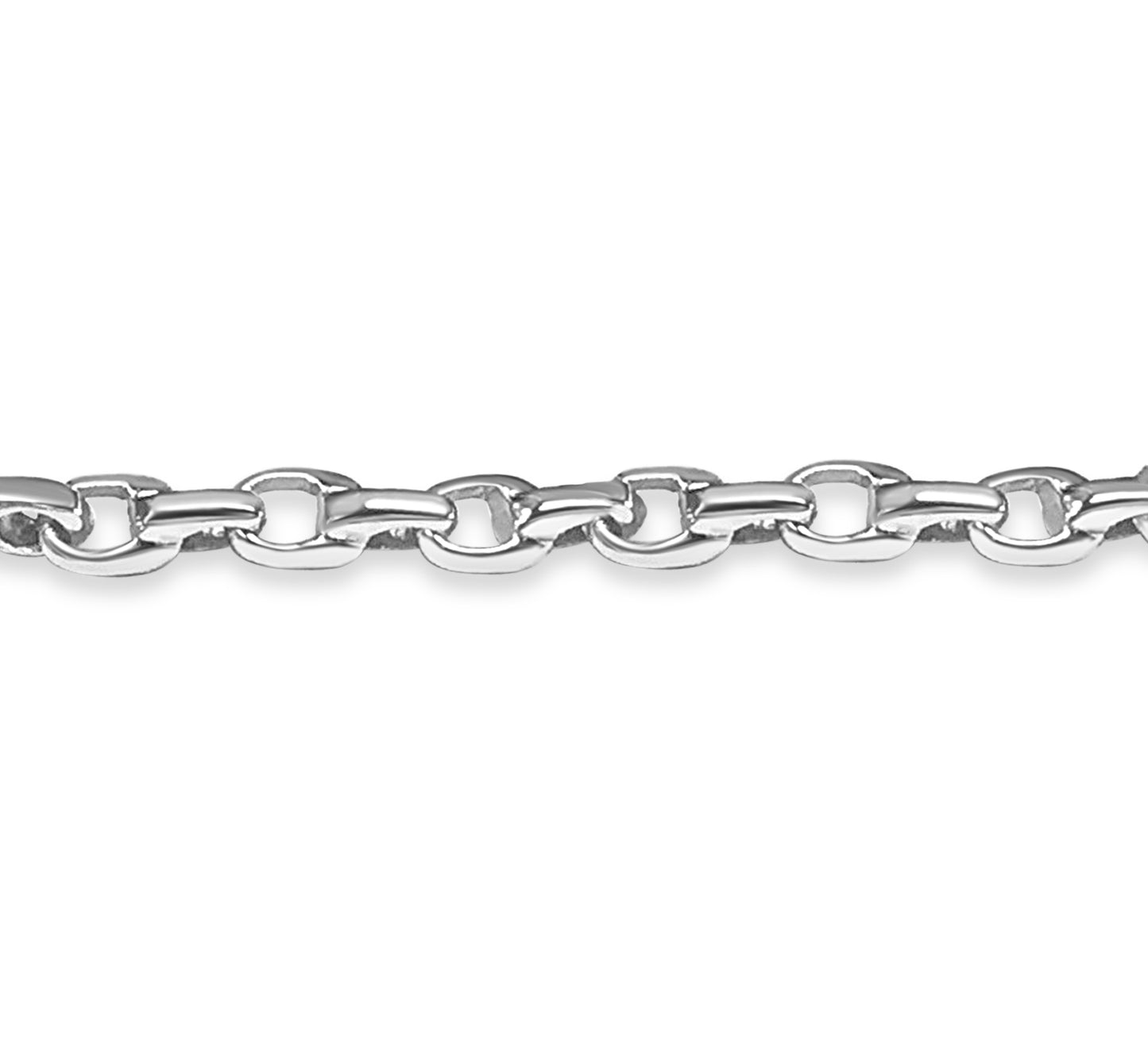 Handmade Solid Gold Fancy Rolo Bracelet , 6mm
