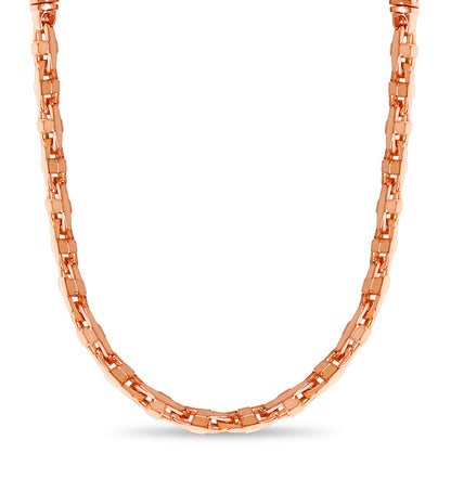 Handmade Solid Gold Anchor Mariner Necklace , 9mm