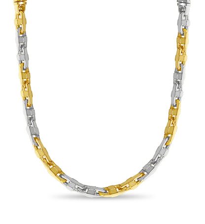 Handmade Solid Gold Anchor Mariner Necklace , 9mm