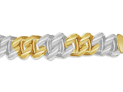 Handmade Solid Gold Mariner Bracelet , 9mm