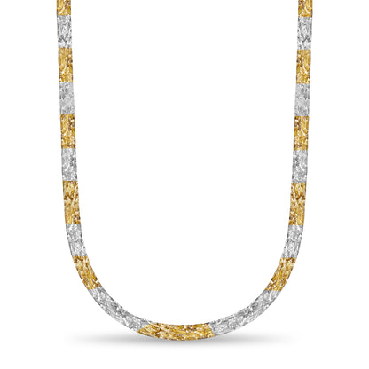 Handmade Solid Gold Nugget Necklace , 17mm