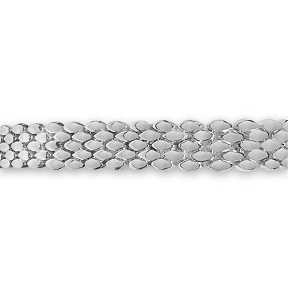 Handmade Solid Gold Panther Bracelet , 12mm