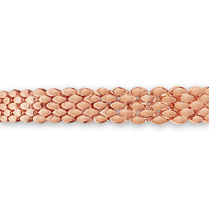 Handmade Solid Gold Panther Bracelet , 12mm