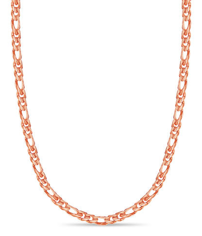 Handmade Solid Gold Figaro Necklace , 18mm