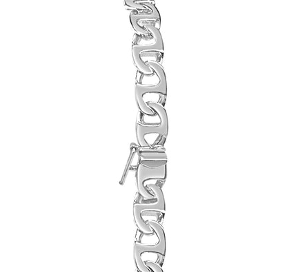 Handmade Solid Gold Mariner Bracelet , 7mm