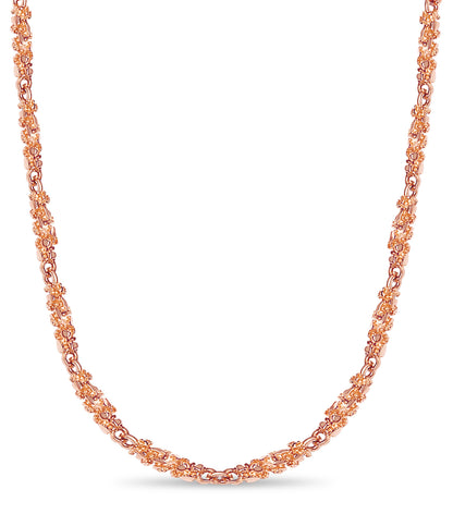 Handmade Solid Gold Nugget Necklace , 4mm