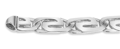 Handmade Solid Gold Tiger Eye Bracelet , 9mm