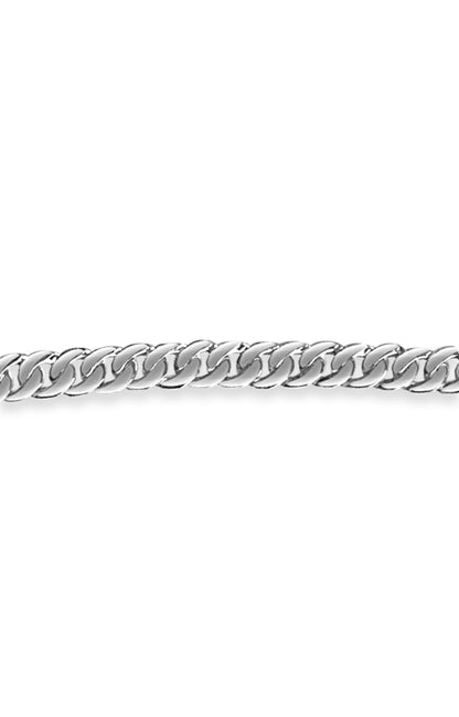 Handmade Solid Gold Curb Bracelet , 10mm