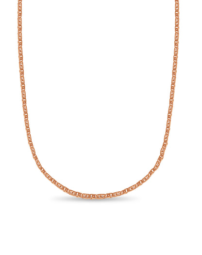 Handmade Solid Gold Greek Key & Tiger Eye Necklace , 11mm