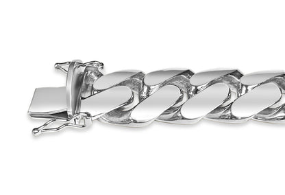 Handmade Solid Gold Miami Cuban Bracelet , 16mm