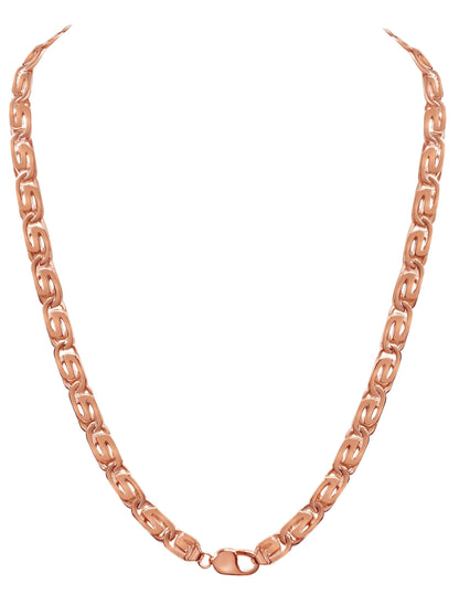 Handmade Solid Gold Tiger Eye Necklace , 9mm