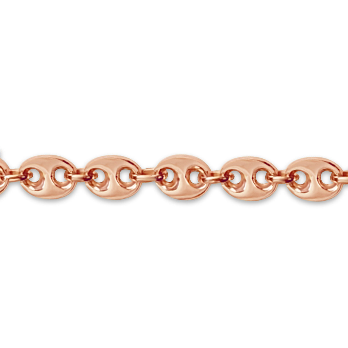 Handmade Solid Gold Mariner Bracelet , 11mm
