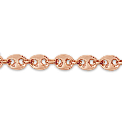 Handmade Solid Gold Mariner Bracelet , 11mm