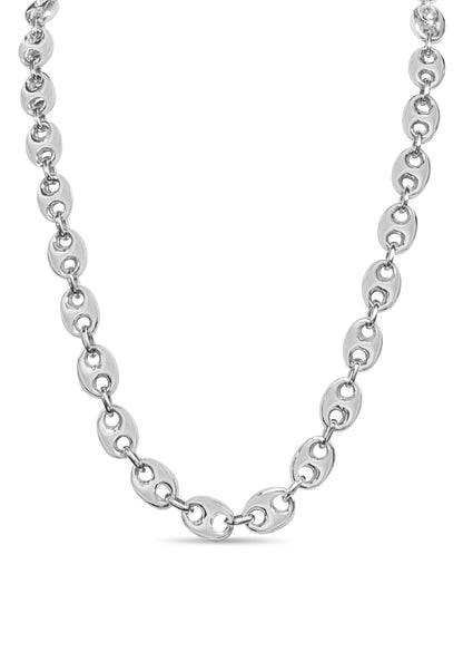 Handmade Solid Gold Mariner Necklace , 11mm