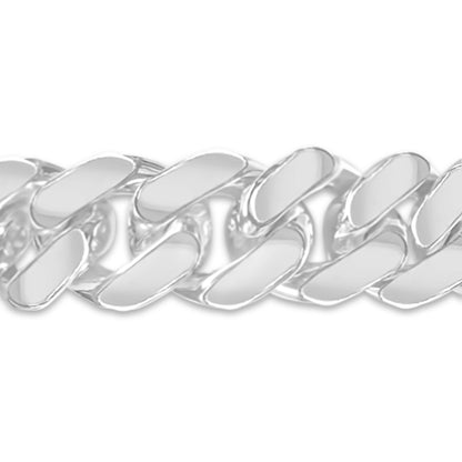 Handmade Solid Gold Miami Cuban Bracelet , 12mm