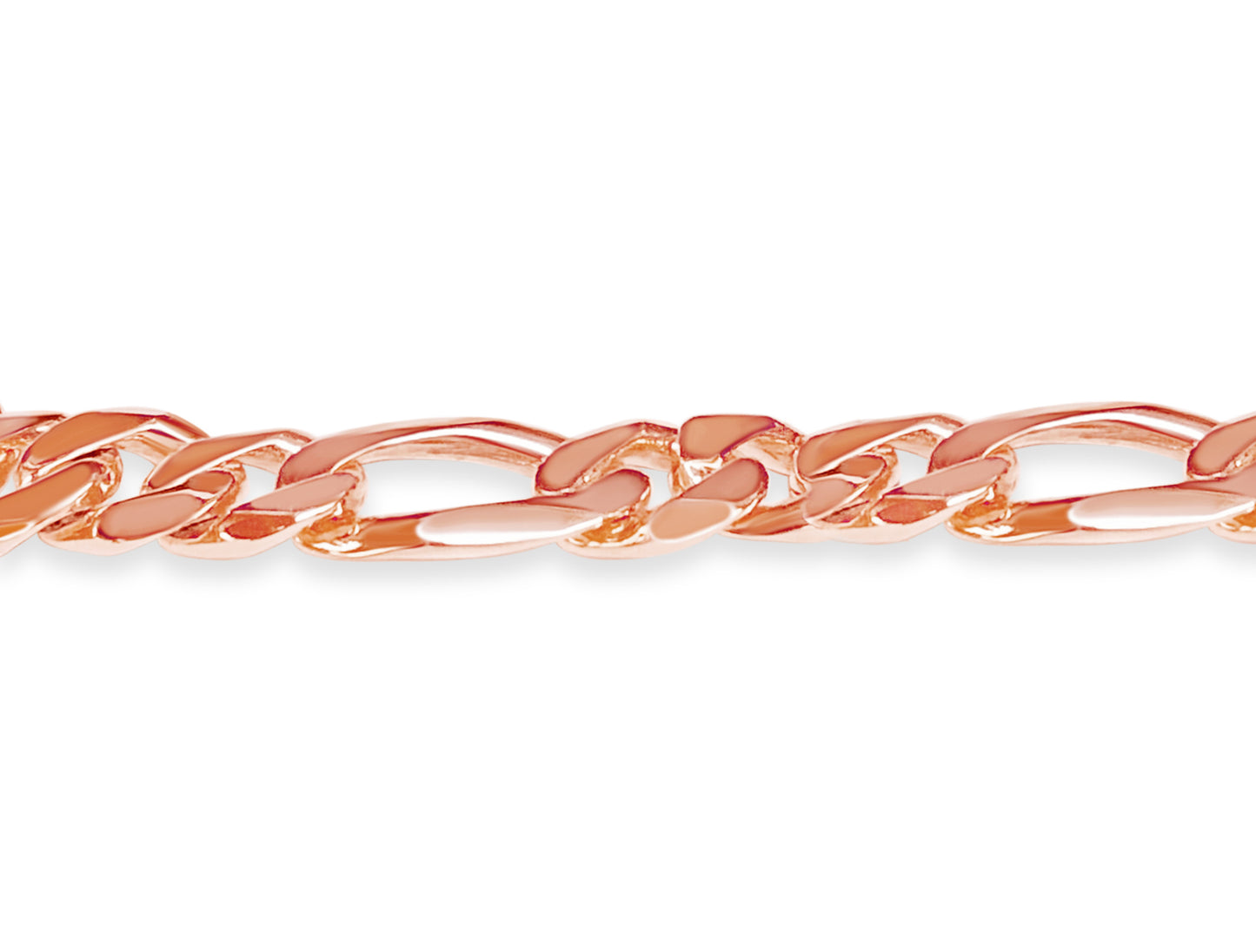 Handmade Solid Gold Figaro Bracelet , 12mm