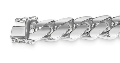 Handmade Solid Gold Miami Cuban Bracelet , 18mm