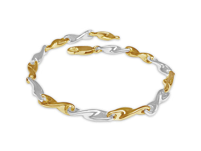 Handmade Solid Gold Twist Bracelet , 5mm