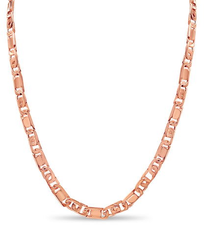 Handmade Solid Gold Tiger Eye & Bar Necklace , 11mm
