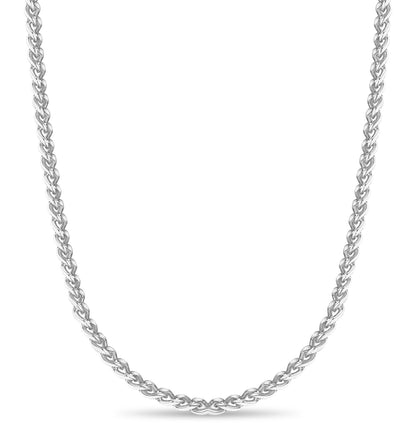 Handmade Solid Gold Curb Necklace , 8mm