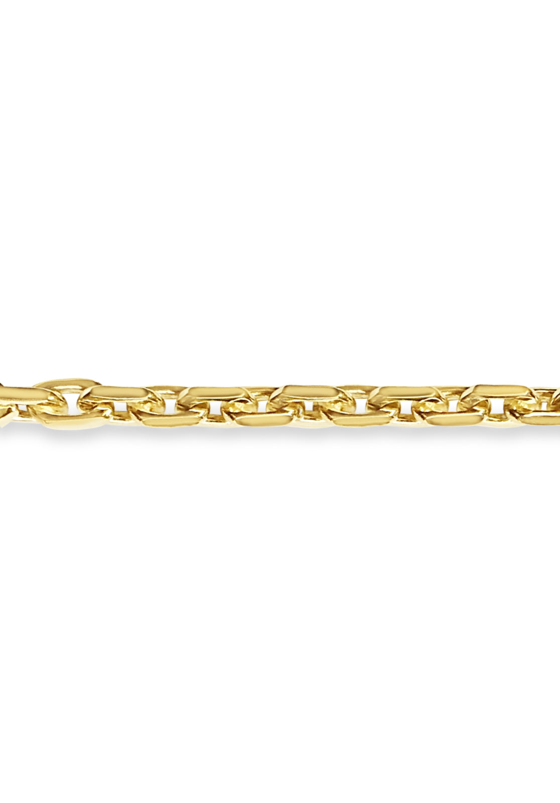 Handmade Solid Gold Fancy Rolo Necklace , 11mm
