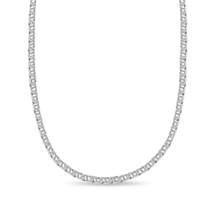 Handmade Solid Gold Mariner Necklace , 7mm