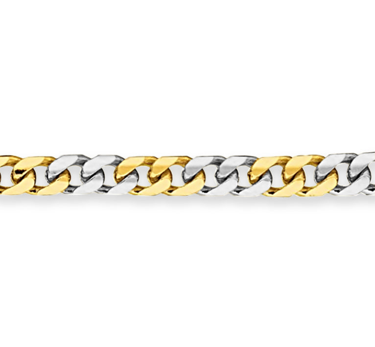 Handmade Solid Gold Miami Cuban Necklace , 7mm