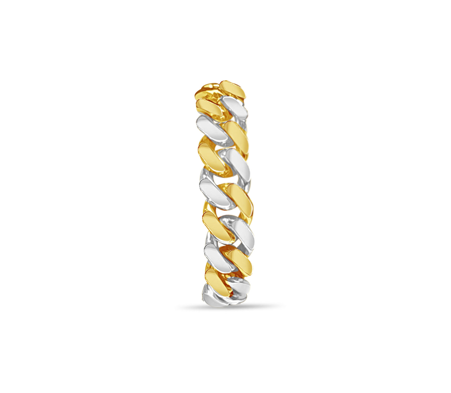 Handmade Solid Gold Miami Cuban Bracelet , 10mm