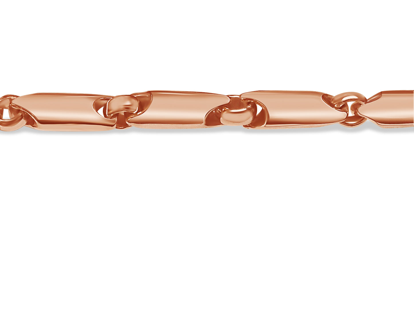 Handmade Solid Gold Cylinder Tube Bracelet , 5mm
