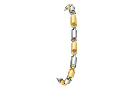 Handmade Solid Gold Cylinder Tube Bracelet , 6mm