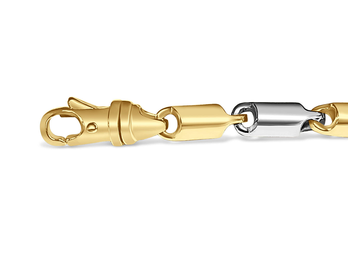 Handmade Solid Gold Cylinder Tube Bracelet , 6mm
