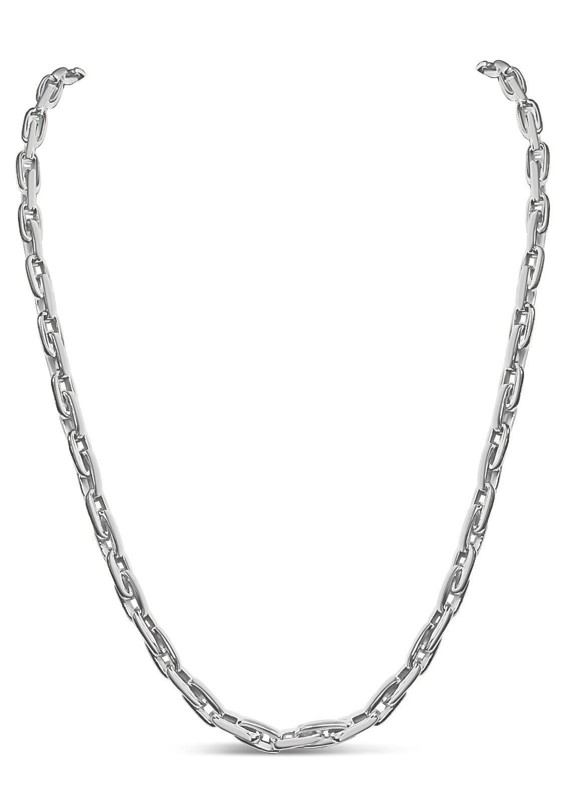 Handmade Solid Gold Fancy Rolo Necklace , 6mm