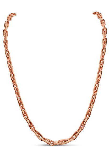 Handmade Solid Gold Fancy Rolo Necklace , 6mm