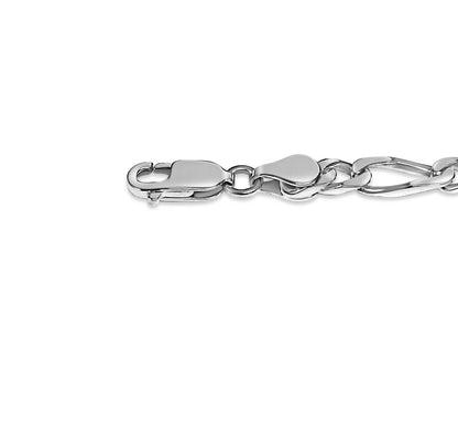 Handmade Solid Gold Figaro Bracelet , 5mm