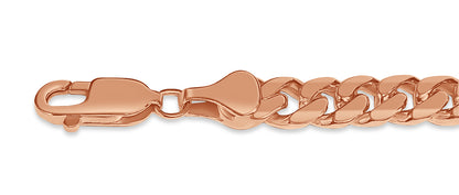 Handmade Solid Gold Miami Cuban Necklace , 7mm
