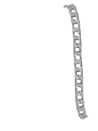 Handmade Solid Gold Curb Bracelet , 8mm
