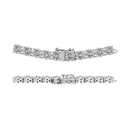 1.75ctw 4-Prong Lab Grown Diamond Tennis Necklace, 16 inch, 14k Rose Gold